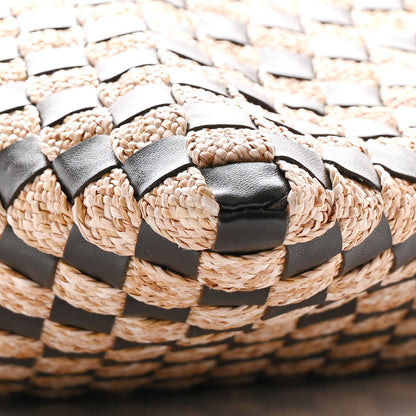 Nappa Raffia Intrecciato Large Hop Fondant Natural