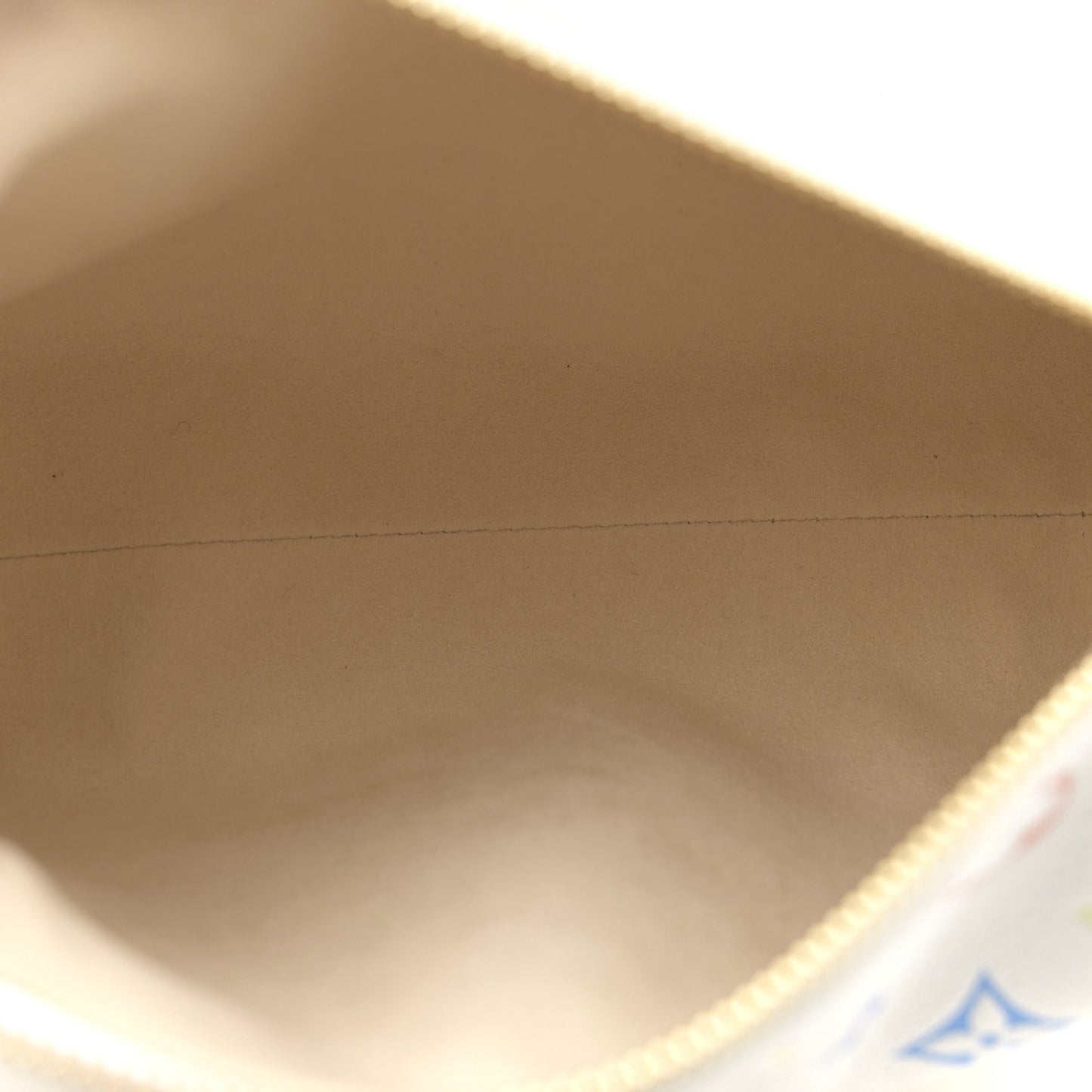 LV x TM Cowhide Monogram Multicolor Side Trunk MM White