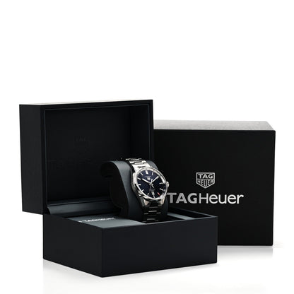 Stainless Steel 41mm Carrera GMT Automatic Watch Blue WBN201A