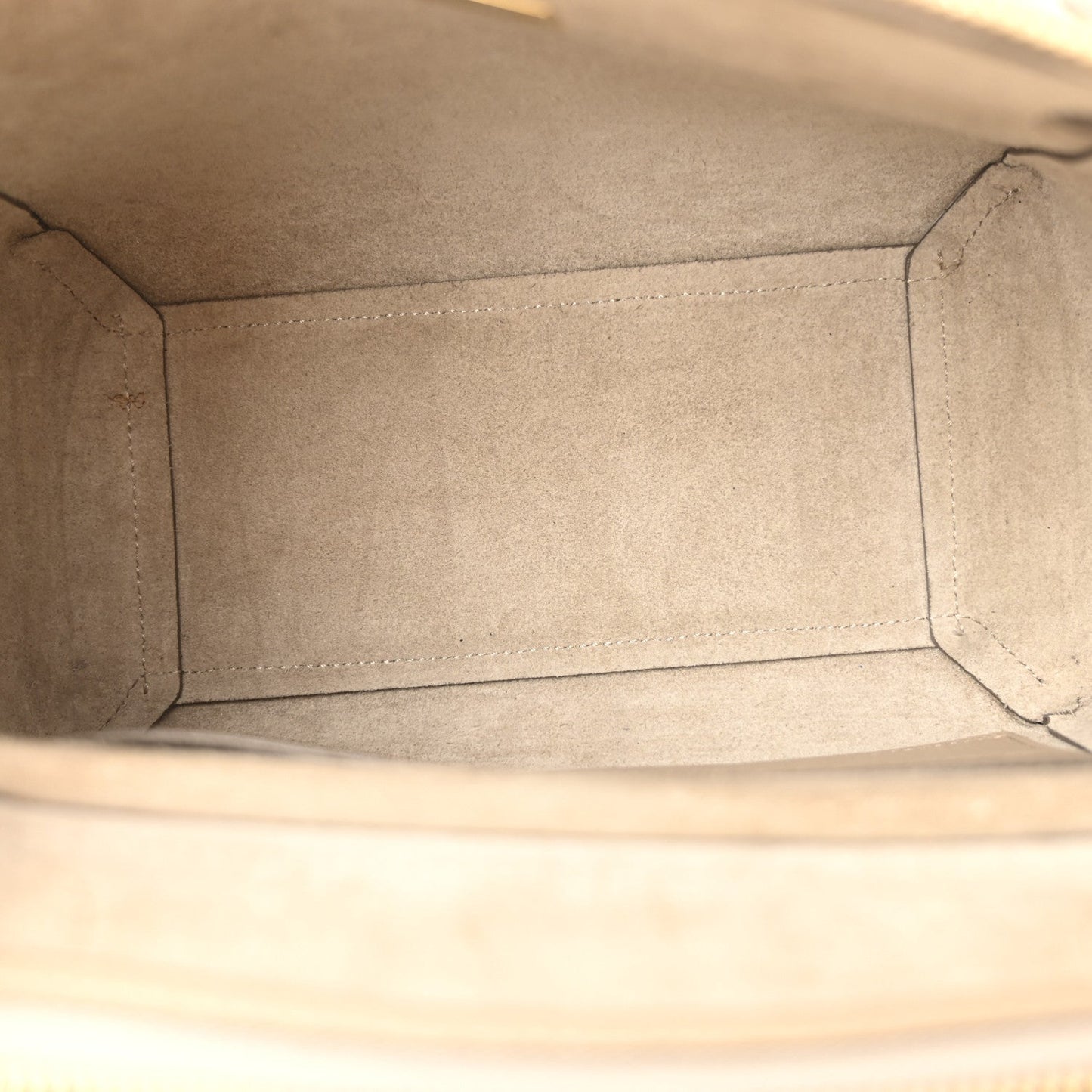Grained Calfskin Micro Belt Bag Light Taupe