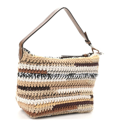 Fabric Crochet Mini Spirit Bag Naturale Multicolor