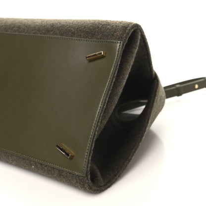 Wool Felt Medium Hug Bag New Olive