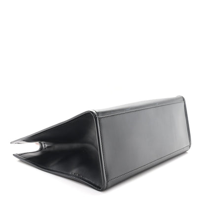 Vitello King Plexiglass Medium Fendi Sunshine Shopper Tote Black