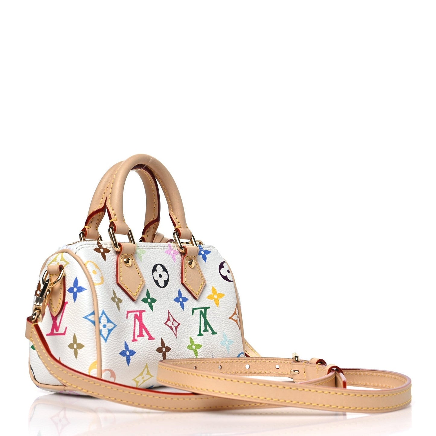 LV X TM Monogram Multicolor Nano Speedy White