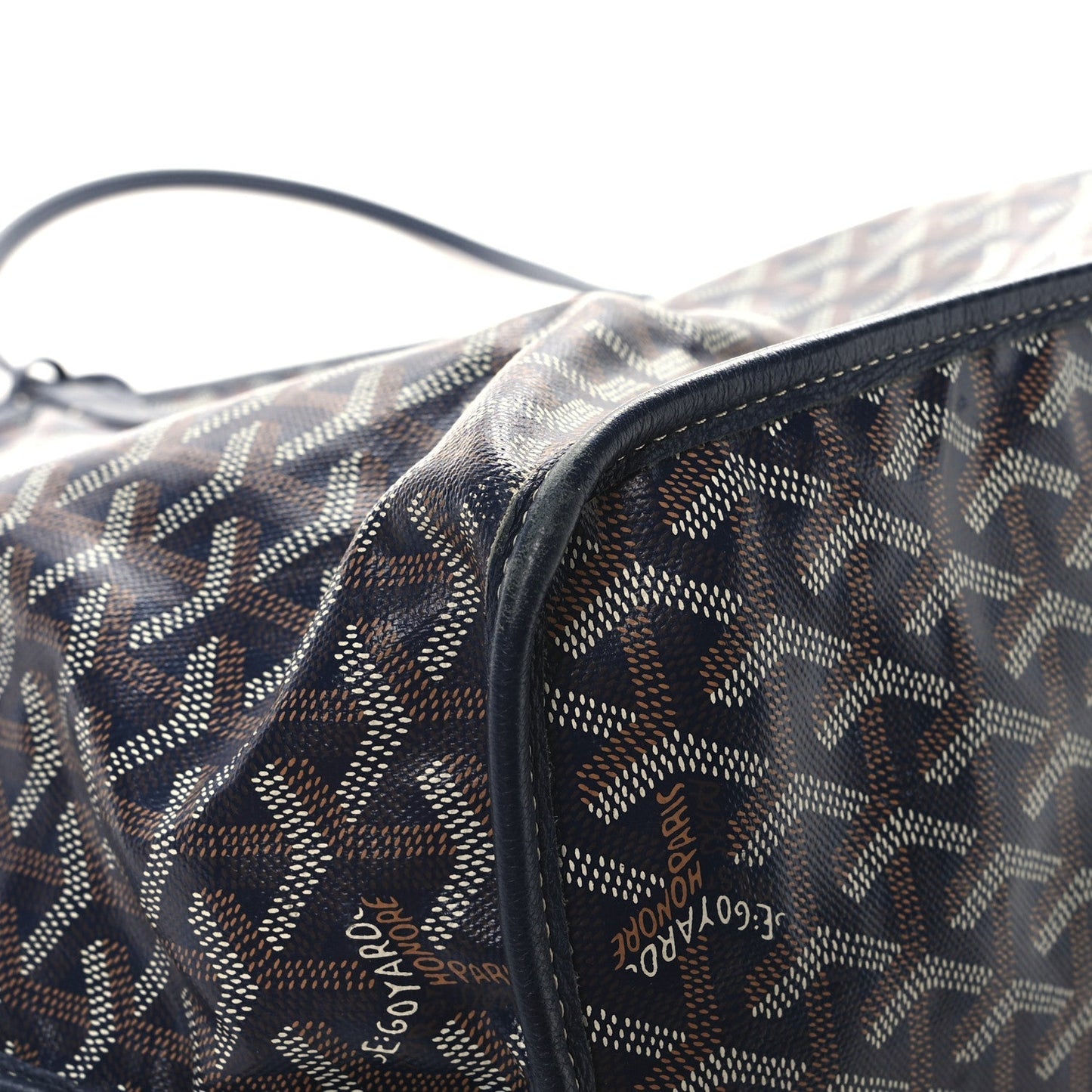 Goyardine Reversible Anjou GM Navy