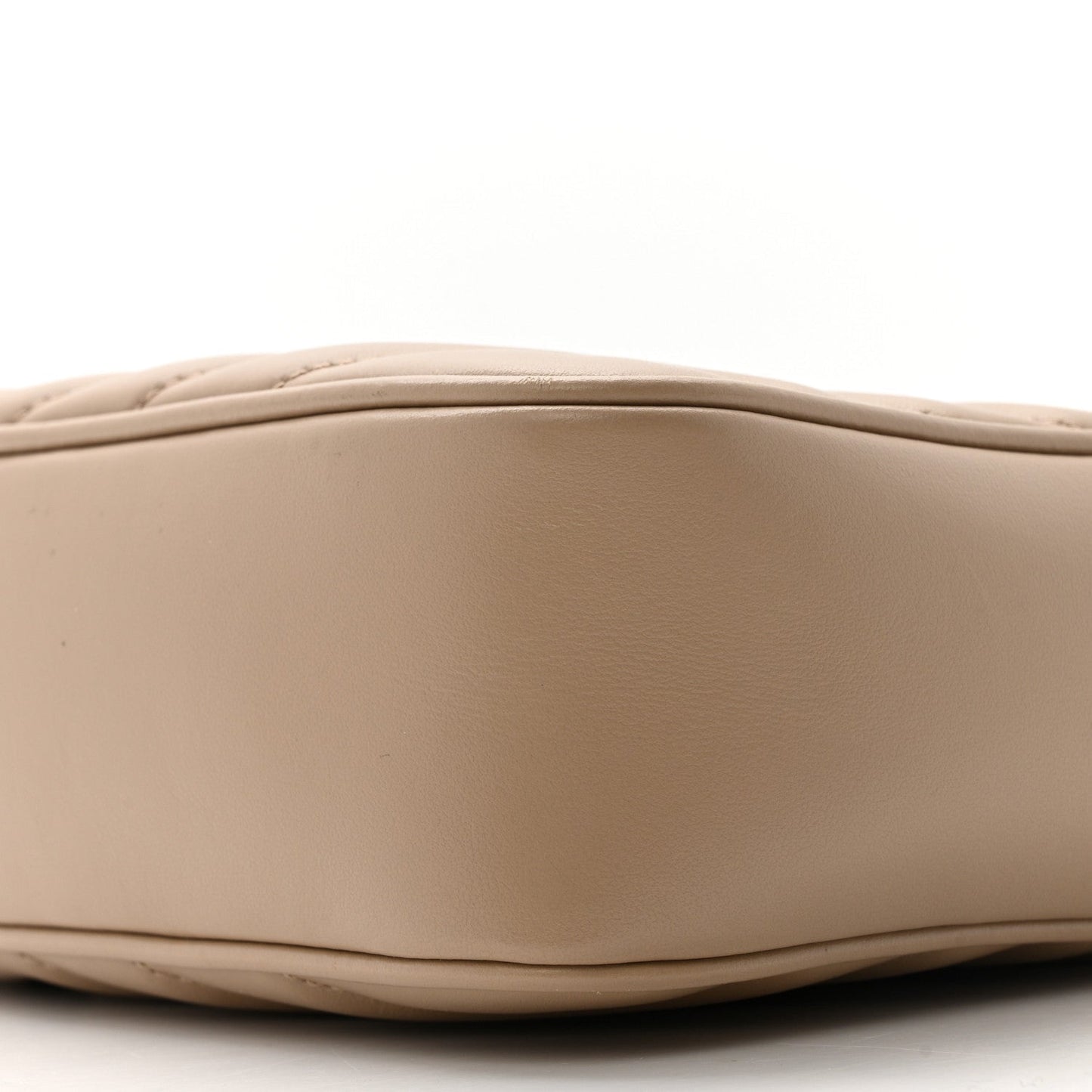 Calfskin Matelasse Monogram Lou Camera Bag Dark Beige
