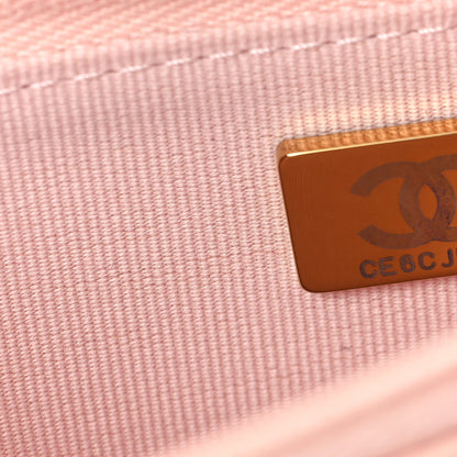 Calfskin Quilted Perfect FIt Wallet On Chain WOC Light Pink
