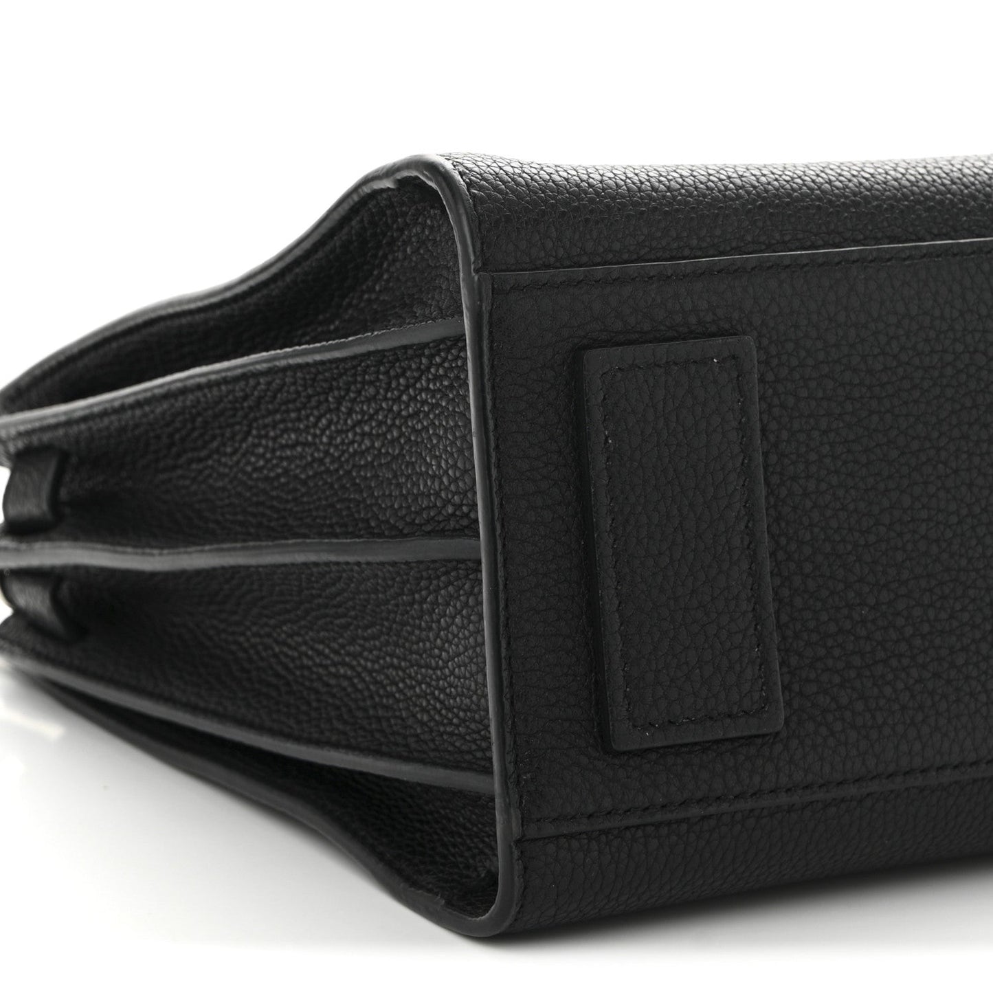 Grained Calfskin Baby Sac De Jour Souple Black