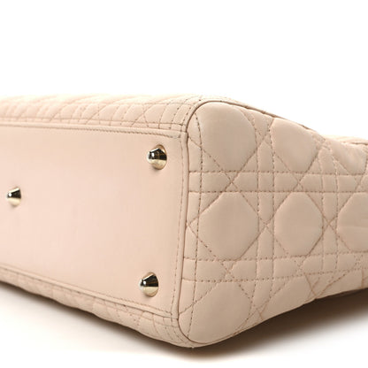 Lambskin Cannage Large Lady Dior Fard