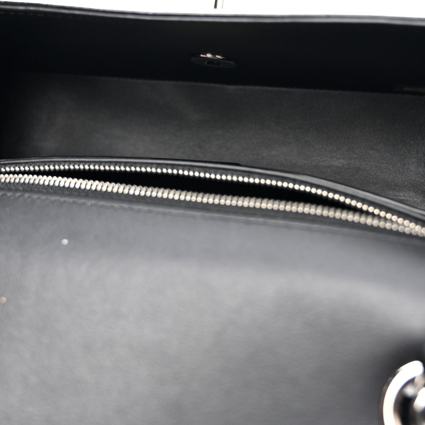 Shiny Alligator Mini Rectangular Flap Black
