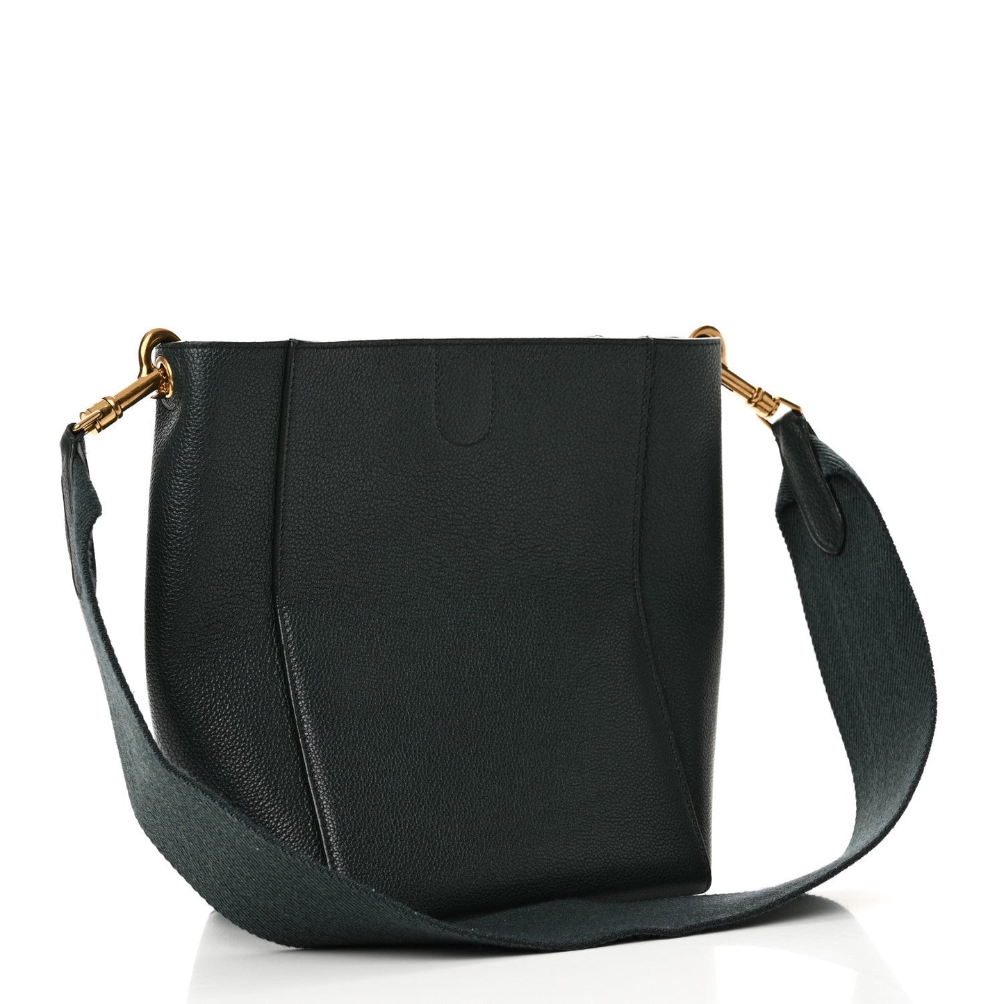 Soft Grained Calfskin Small Sangle Bucket Bag Amazone