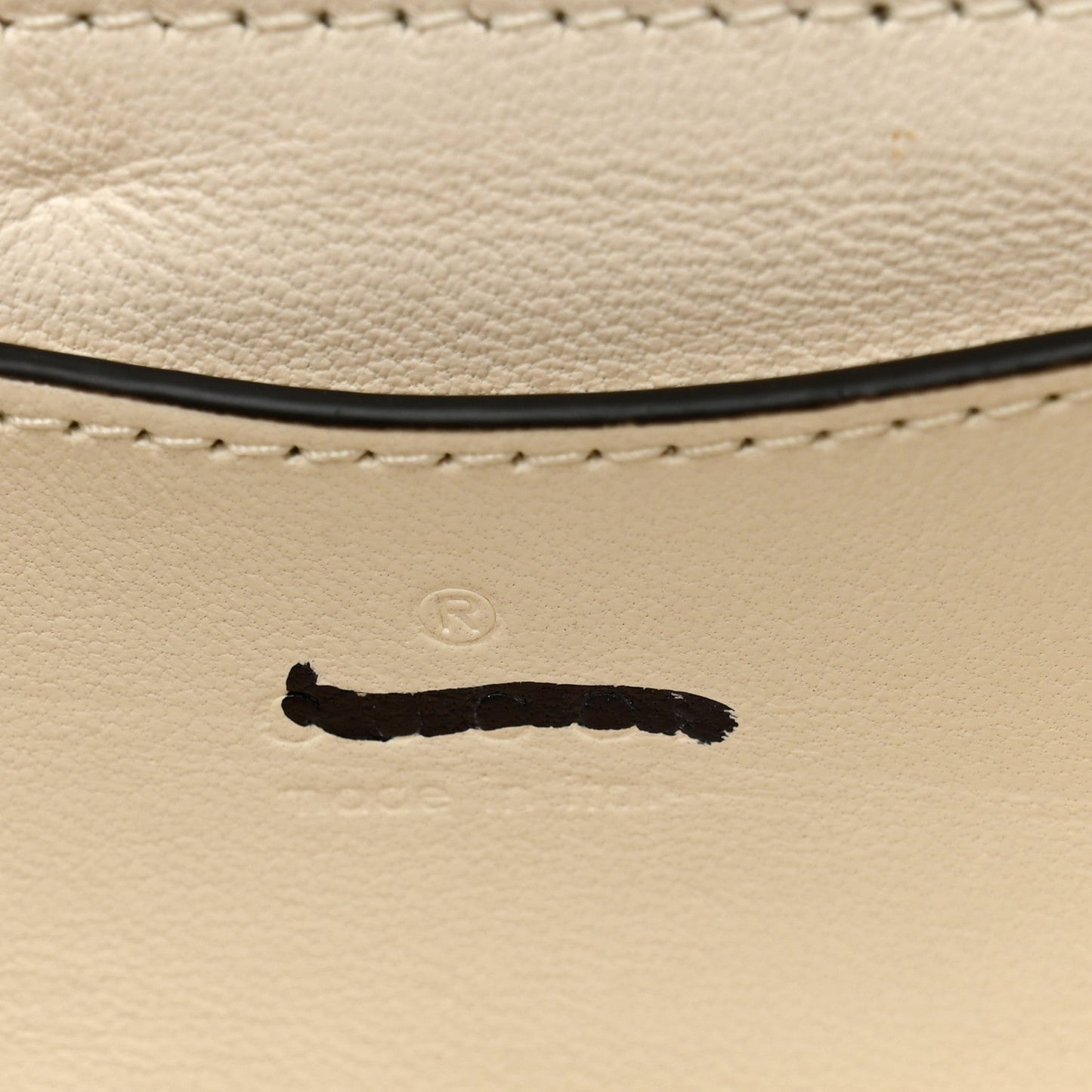 Lambskin Mini GG Milano Top Handle Shoulder Bag White