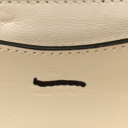 Lambskin Mini GG Milano Top Handle Shoulder Bag White