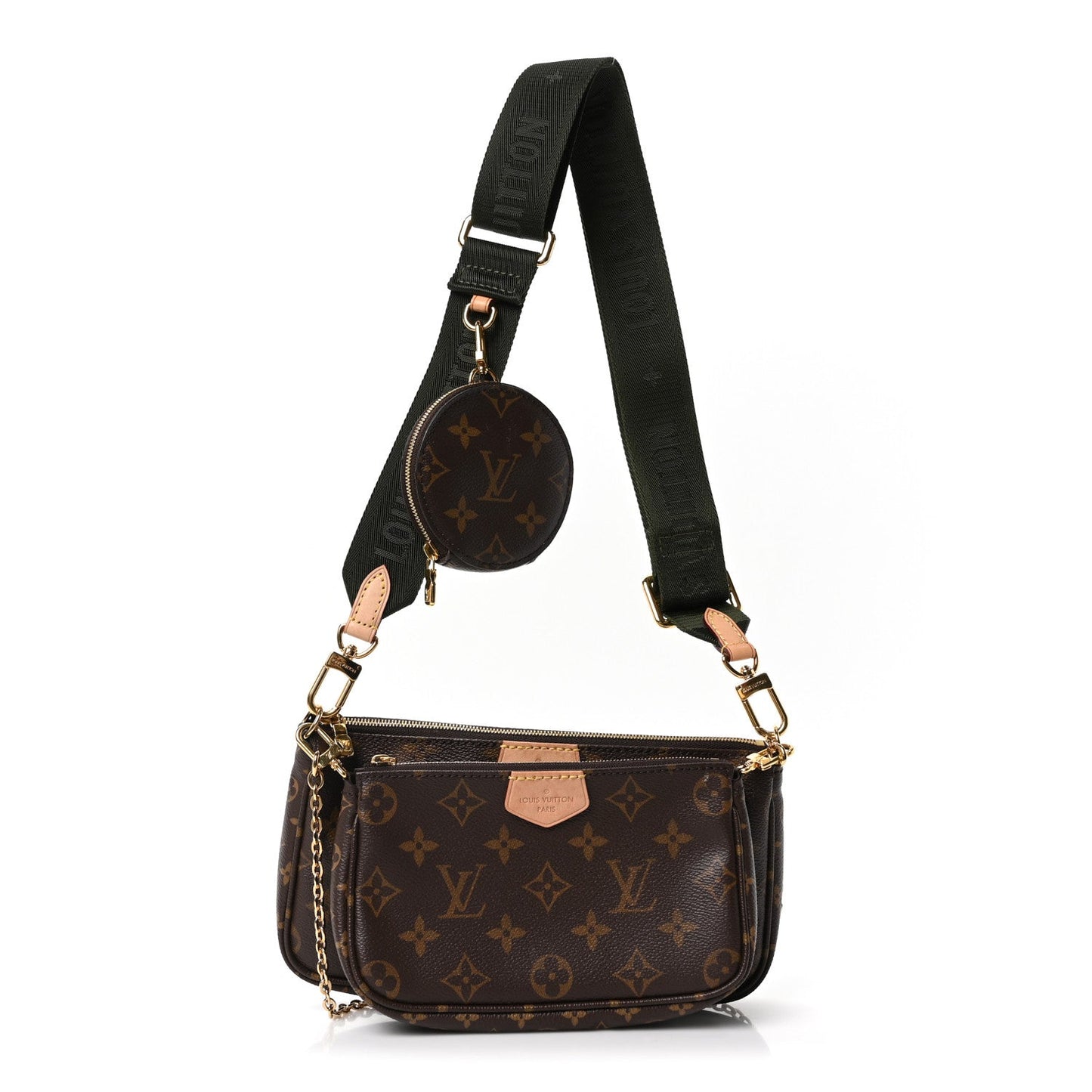 Monogram Multi Pochette Accessories Kaki