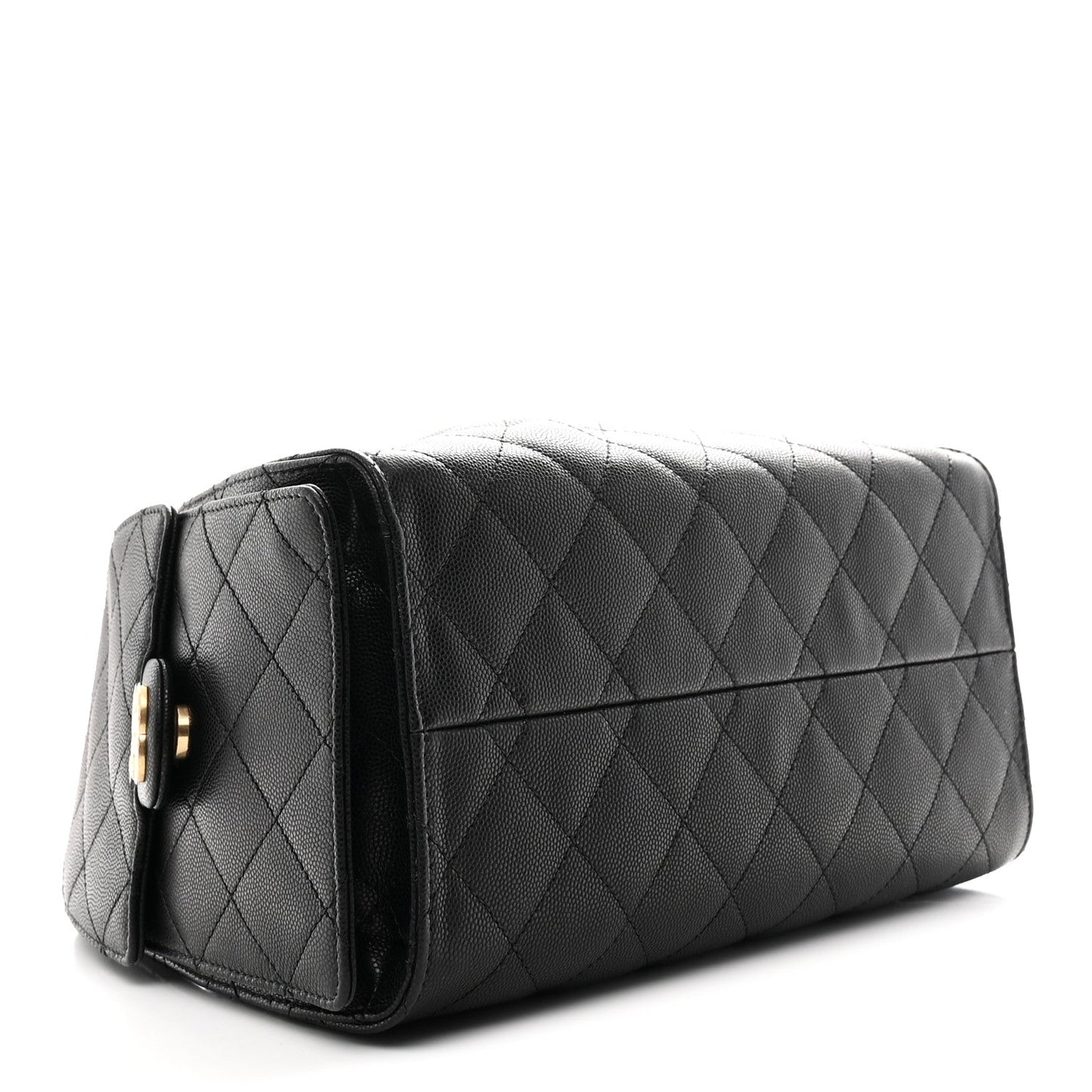 Caviar Quilted Small Chanel 25 Handbag Black