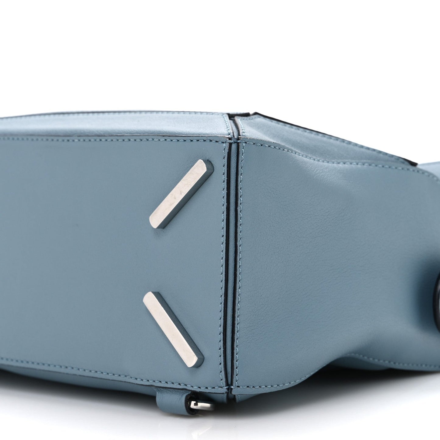 Calfskin Small Puzzle Bag Stone Blue