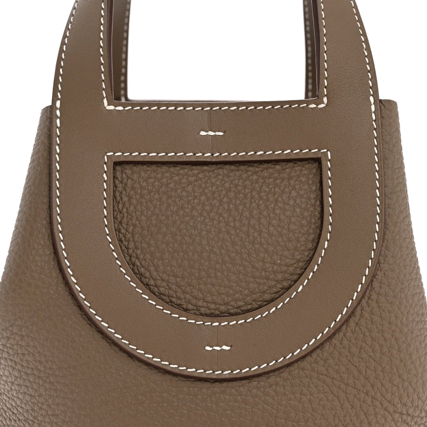 Taurillon Clemence Swift In-The-Loop 18 Bag Etoupe