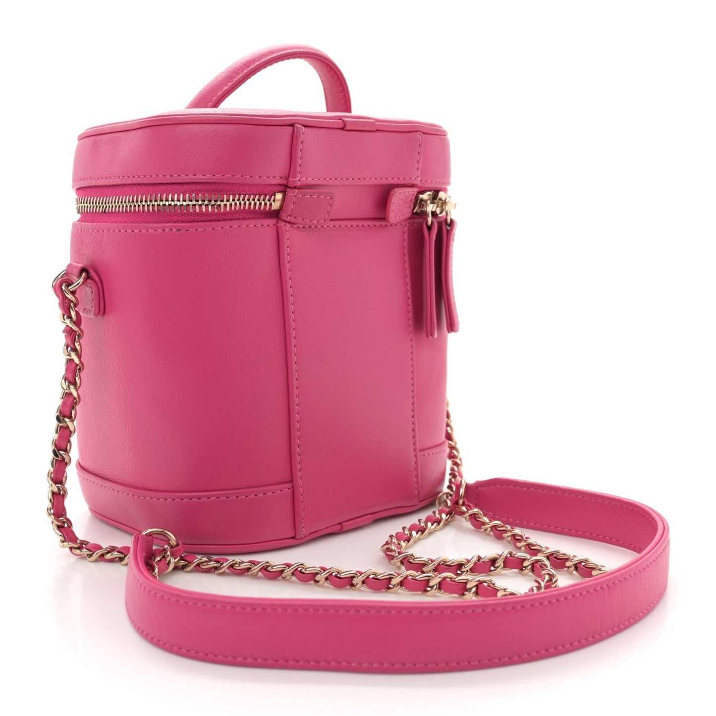 Lambskin Timeless Vanity Cosmetic Case Pink
