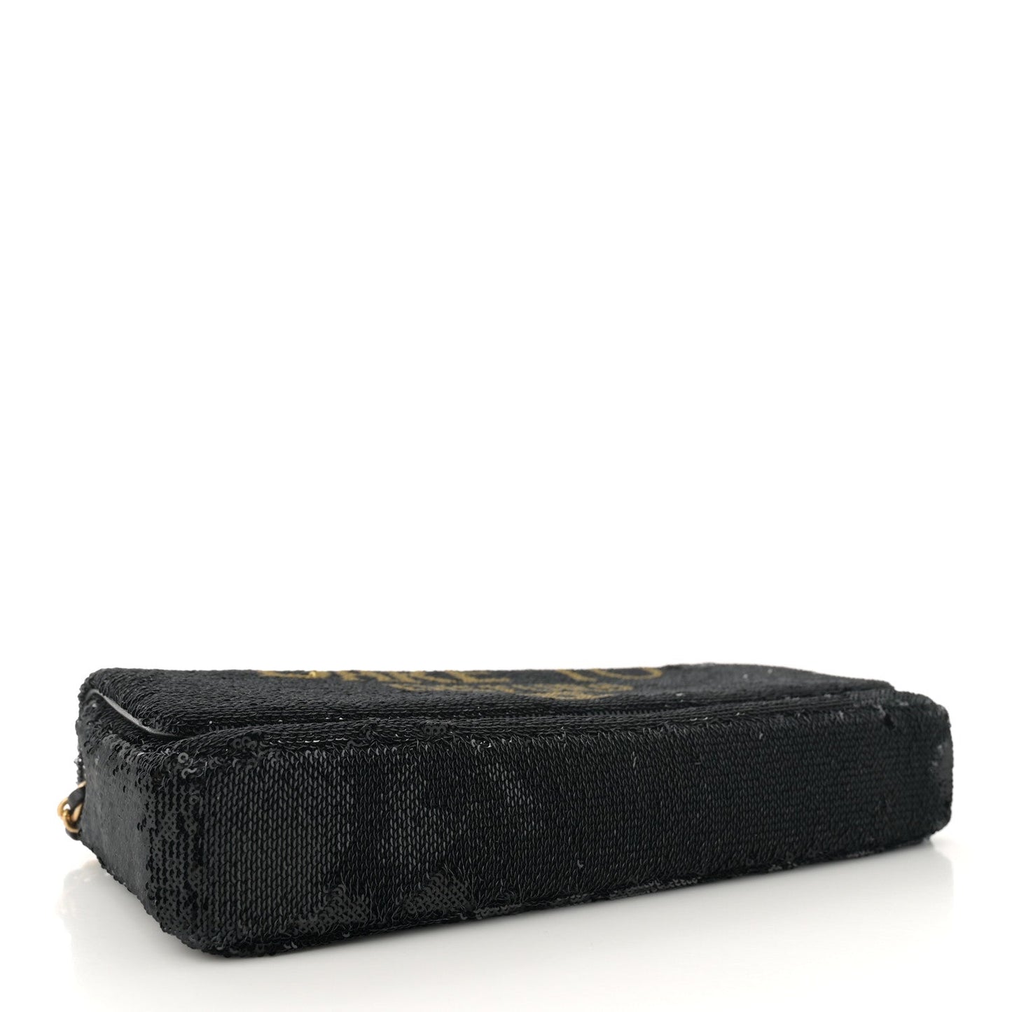 Sequin Paris Cosmopolite Dare To Disturb Flap Black Gold