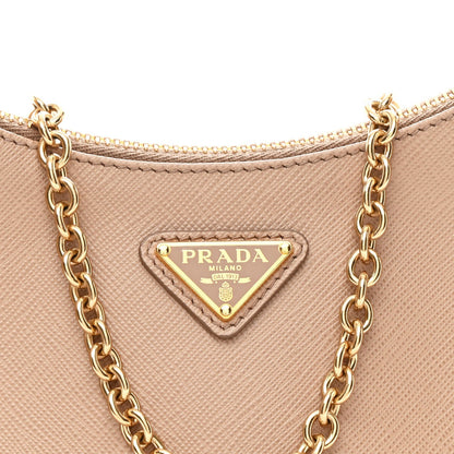 Saffiano Re-Edition 2005 Shoulder Bag Cammeo
