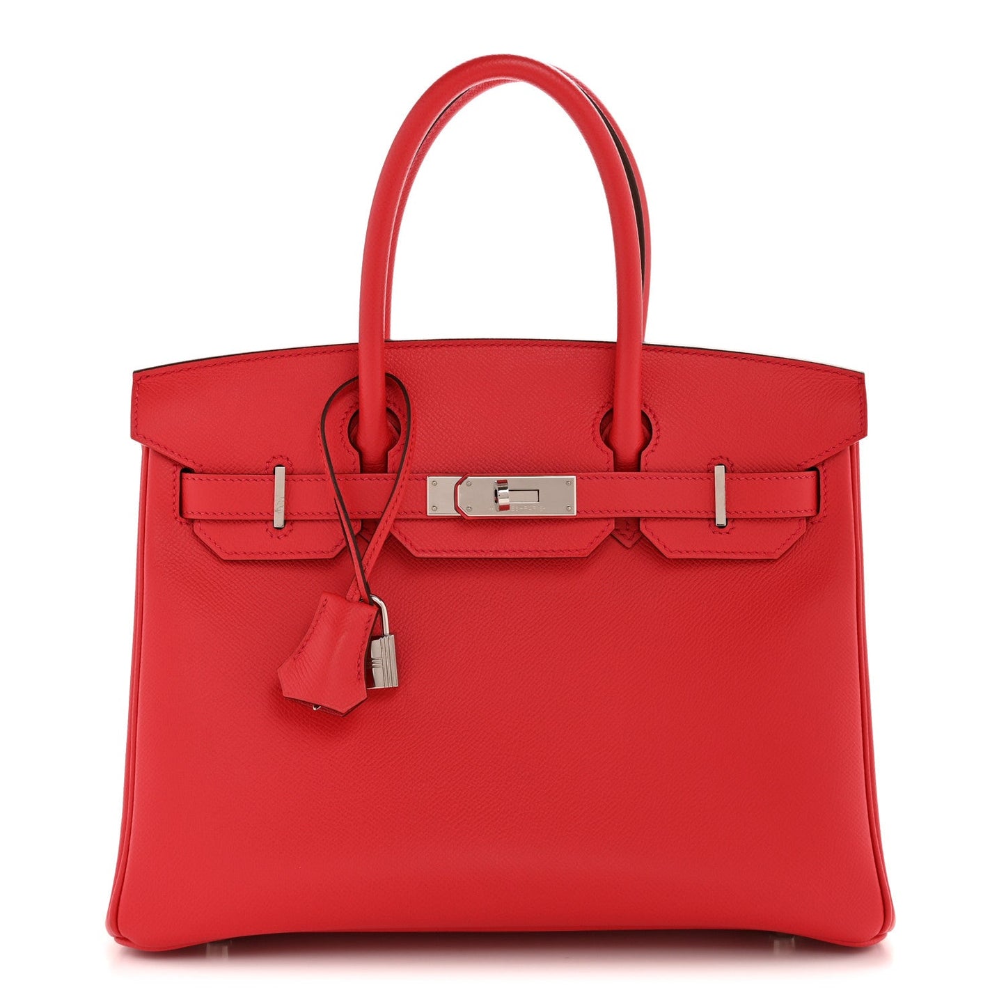Epsom Birkin 30 Rouge Casaque