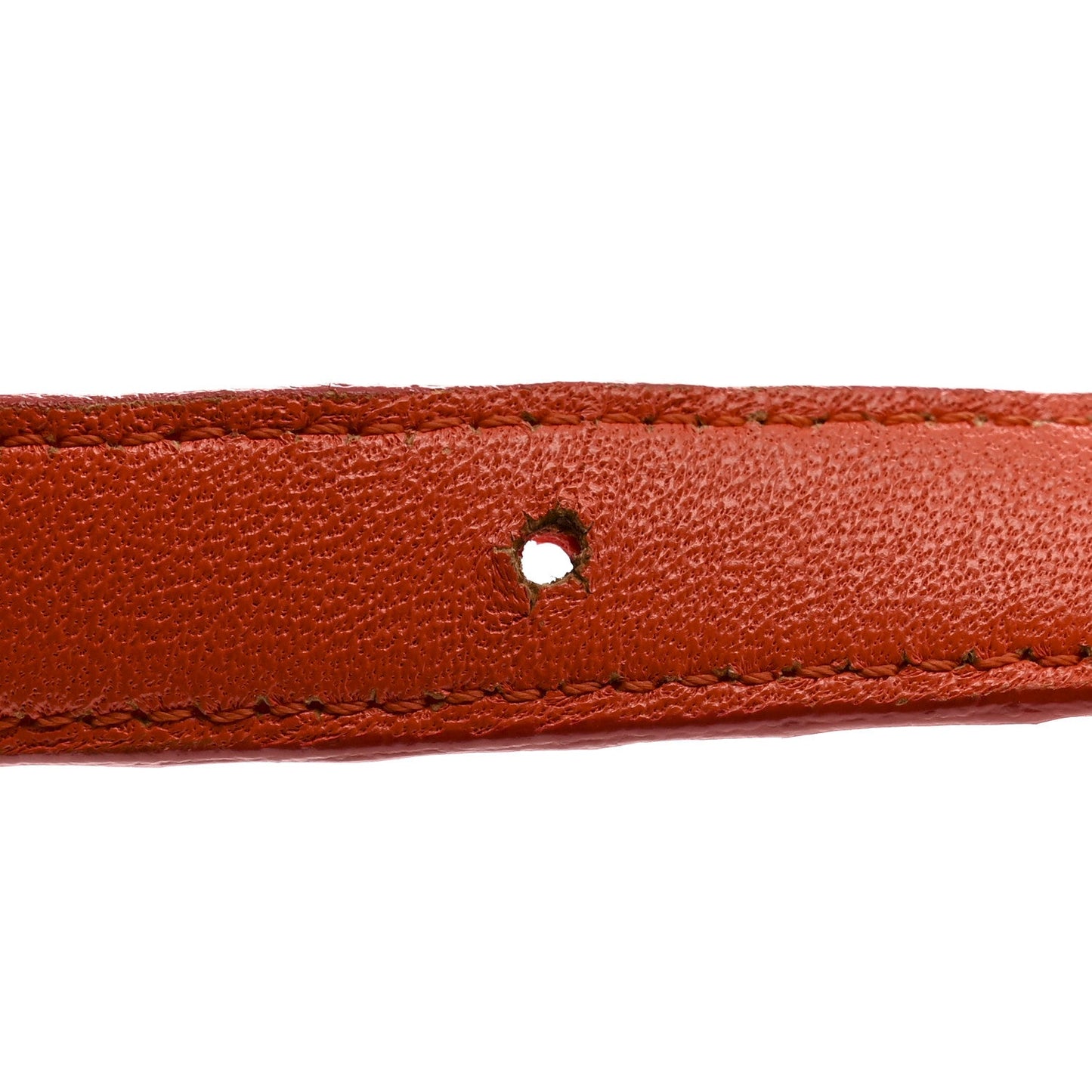 Snakeskin Classic Box Flap Orange