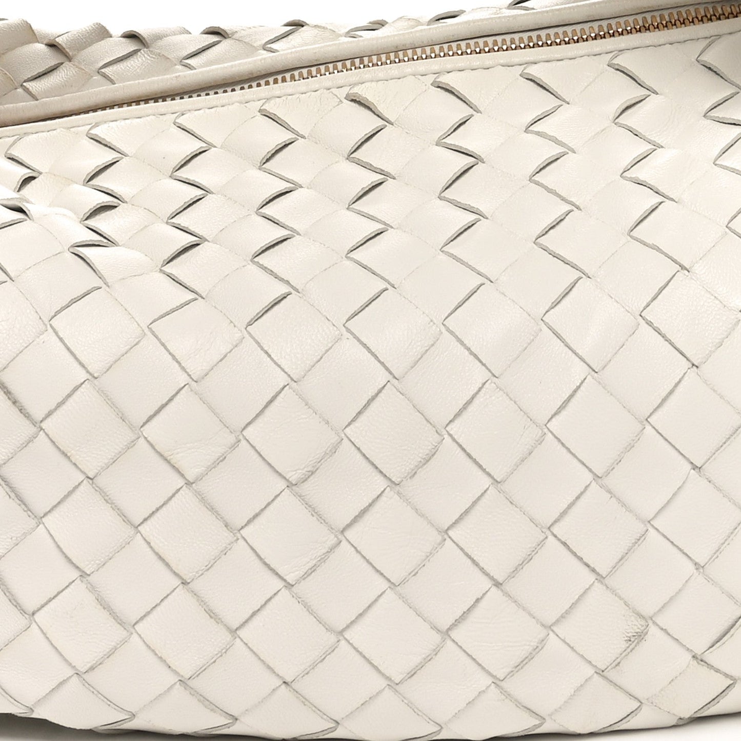 Nappa Intrecciato Teen Jodie Hobo White