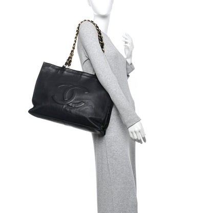 Lambskin CC Tote Black