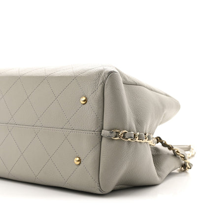 Bullskin Stitched Large Shopping Bag Grey