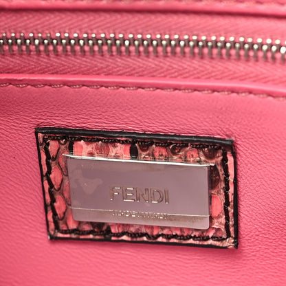 Snakeskin Shiny Nappa Mini Peekaboo Iconic Satchel Lollypop