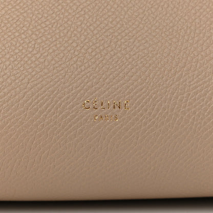 Grained Calfskin Mini Belt Bag Light Taupe