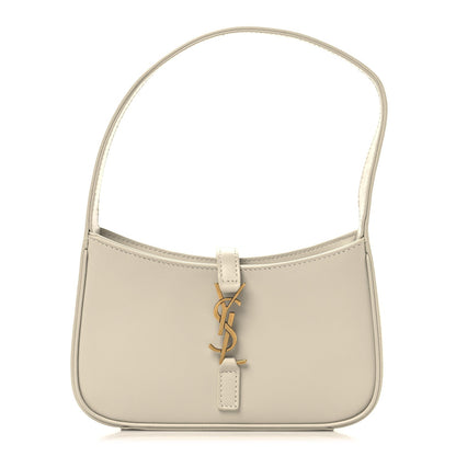 Smooth Calfskin Le 5 A 7 Mini Hobo Crema Soft