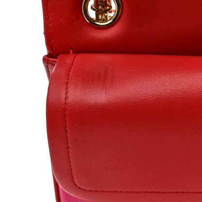Lambskin Velvet Grosgrain Quilted 2.55 Reissue 225 Flap Red