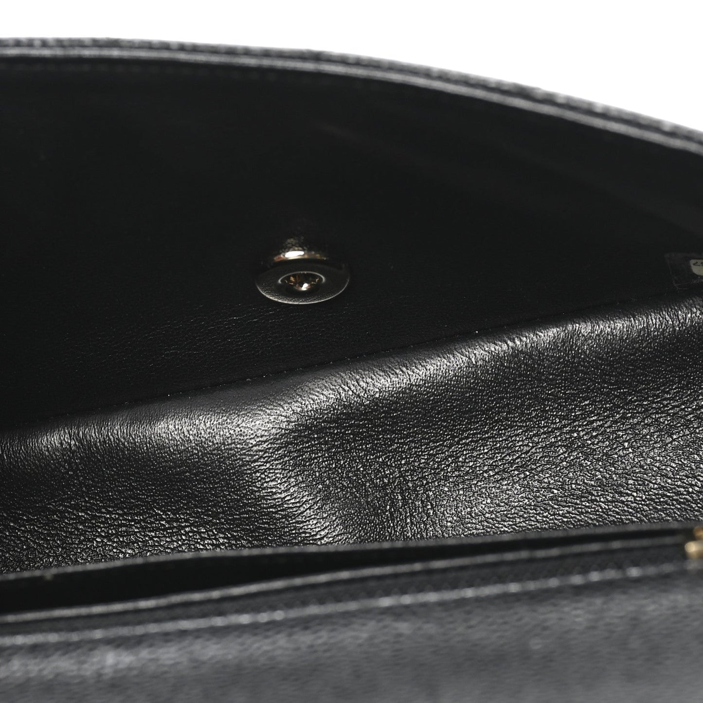 Caviar Quilted Mini Rectangular Flap Black