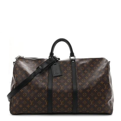 Monogram Macassar Keepall Bandouliere 55