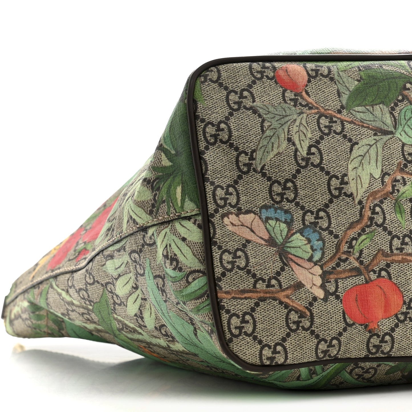 Soft GG Supreme Monogram Tian Medium Crossbody Tote Beige Multicolor New Acero