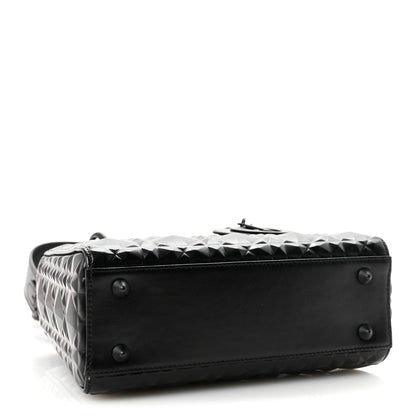 Calfskin Cannage Diamond Small My ABCDior Lady Dior Black