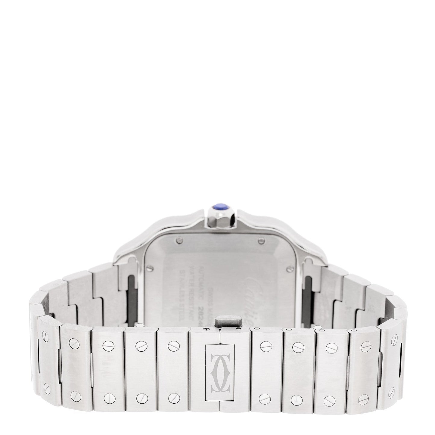 Stainless Steel 39.8mm Santos De Cartier Automatic Watch