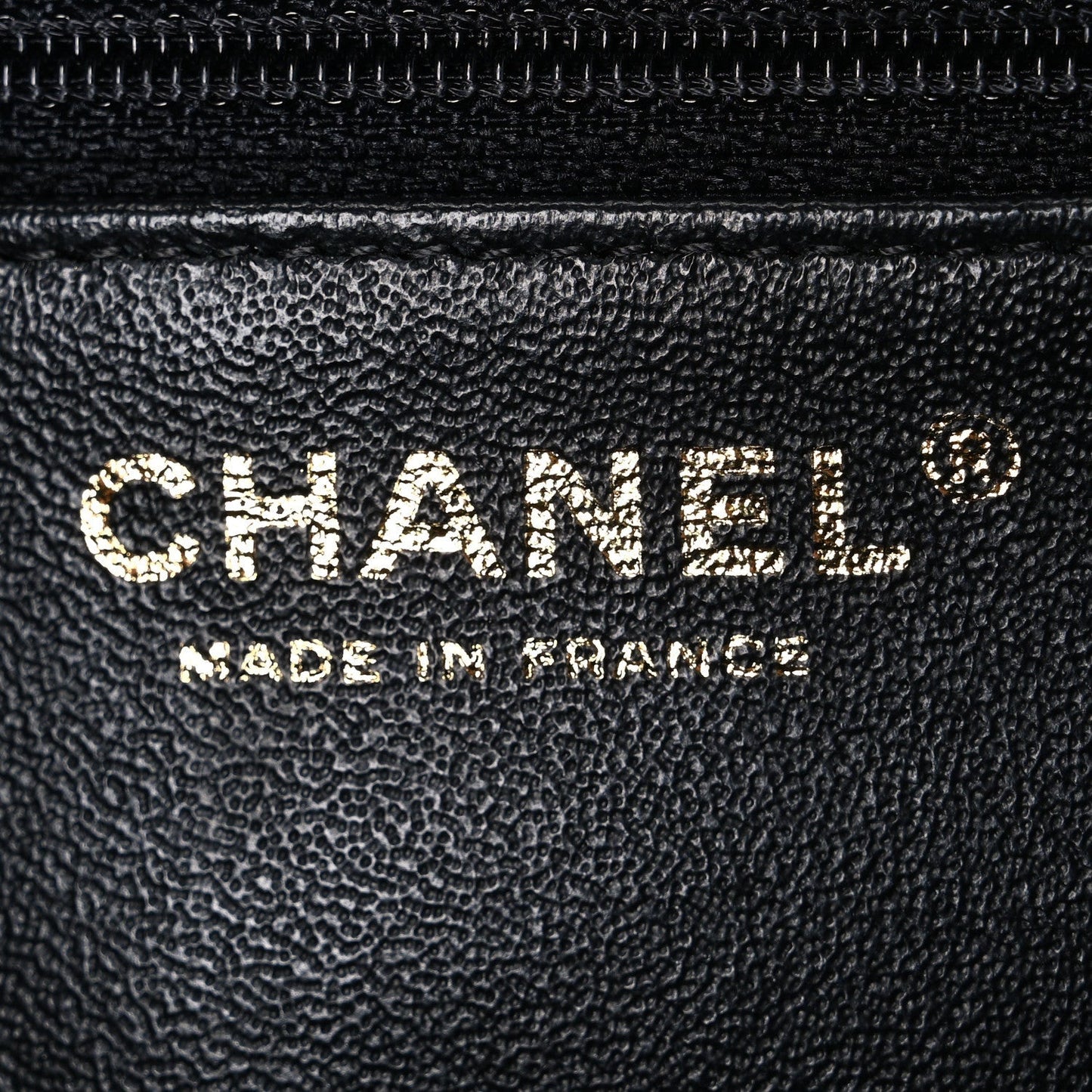 Caviar Quilted Flap Clutch Black
