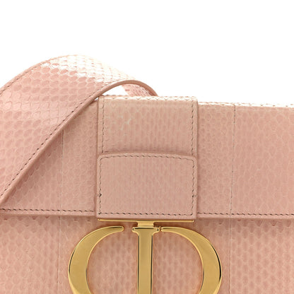 Snakeskin 30 Montaigne Box Bag Rose Clair