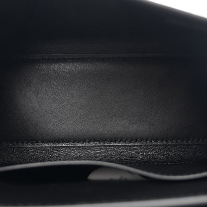 Grained Calfskin Small La Medusa Top Handle Bag Black
