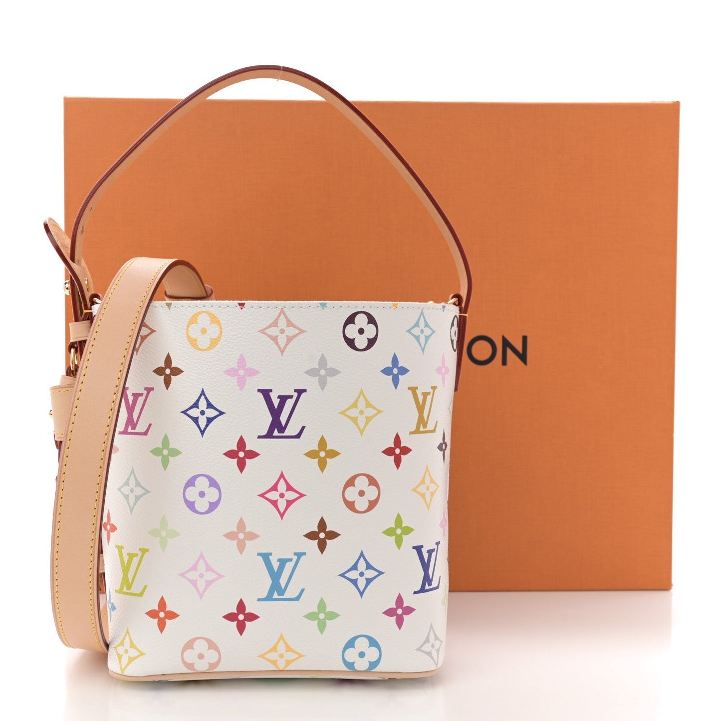 LV X TM Monogram Multicolor All In BB White