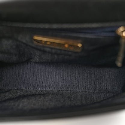 Lambskin CC Mania Flap Bag Black