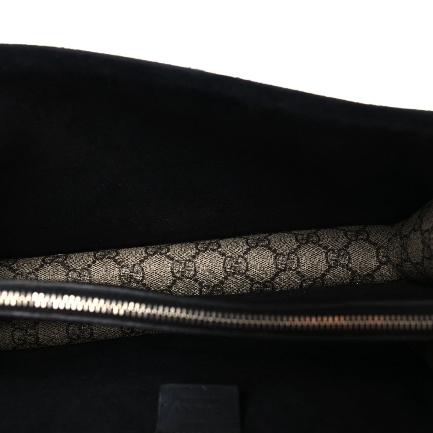 GG Supreme Monogram Crystal Small Dionysus Shoulder Bag Black