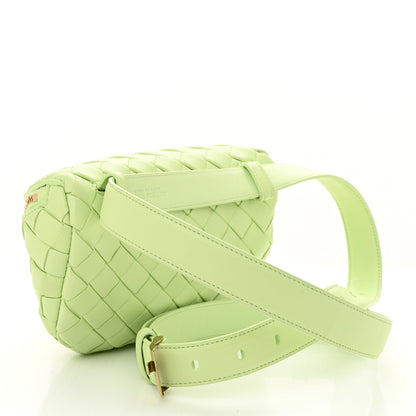 Nappa Intrecciato Belt Bag Fennel