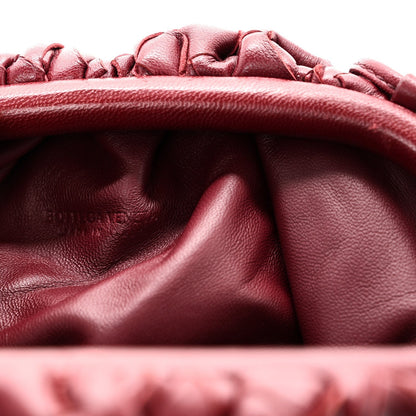 Nappa Intrecciato The Mini Pouch Bordeaux