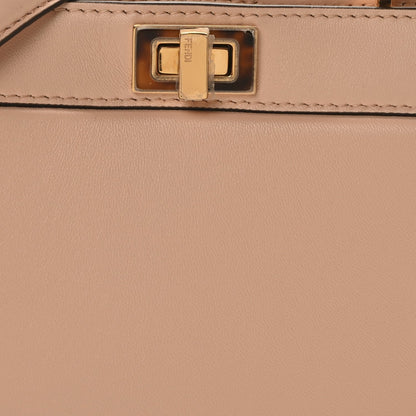 Shiny Nappa Plexiglass Petite Peekaboo I SEE U Satchel Light Rose