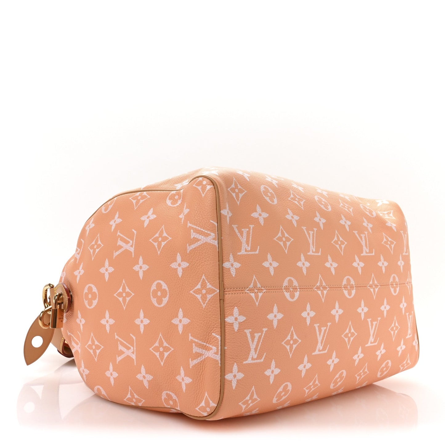 Calfskin Monogram Speedy P9 Bandouliere 40 Summer Peach