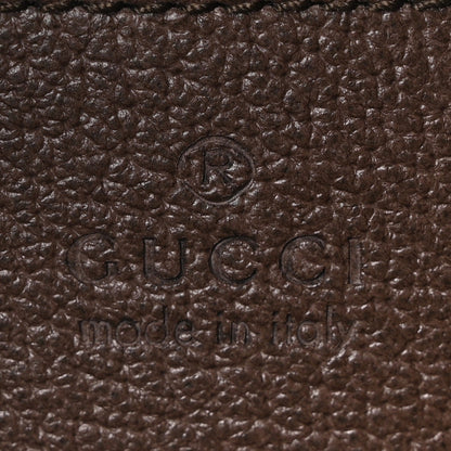 GG Supreme Monogram Web Small Ophidia Bucket Bag Brown