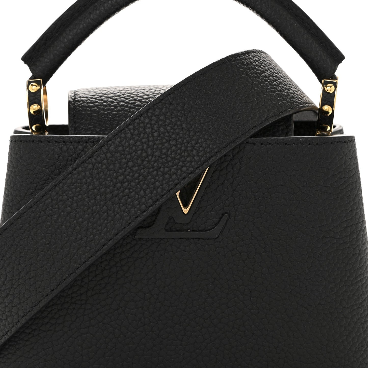 Taurillon Mini Capucines Black